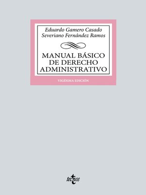 cover image of Manual básico de Derecho Administrativo